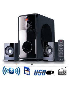 beFree Sound 2.1 Channel Surround Sound Bluetooth Speaker System