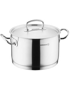Korkmaz Proline Professional Series 3.8 Liter Stainless Steel Casserole with Lid in Silver