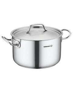 Korkmaz Gastro Proline 3.6 Liter Stainless Steel Casserole with Lid in Silver
