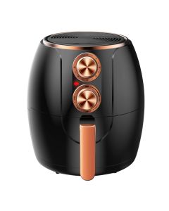 Brentwood 3.2 Quart Electric Air Fryer with Timer and Temp Control- Black and Bronze