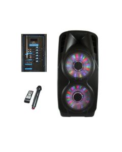 beFree Sound 2x's 12 Inch Woofer Portable Bluetooth Powered PA Speaker