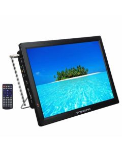 Reconditioned Trexonic Portable Rechargeable 14" LED TV With HDMI, SD/MMC, USB, VGA, AV In/Out And Built-in Digital Tuner