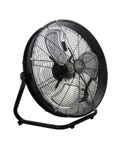 Refurbished Vie Air 20 Inch 3 Speed Motor Metal Floor Drum Fan in Black