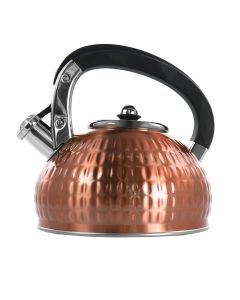 MegaChef 3 Liter Stovetop Whistling Kettle in Copper